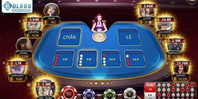 Các bước đặt cược game xóc đĩa BL555