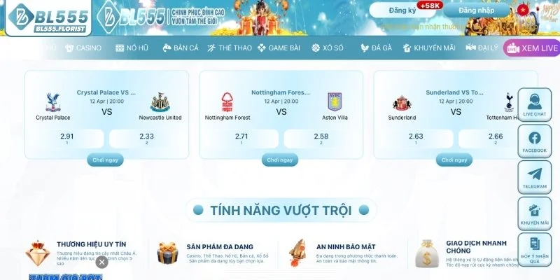 Giới thiệu tổng quan về nhà cái BL555